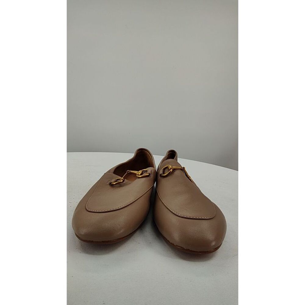 Quince Italian Leather Horsebit Loafer Soft Brown Shoes 8 - Picture 3 of 3